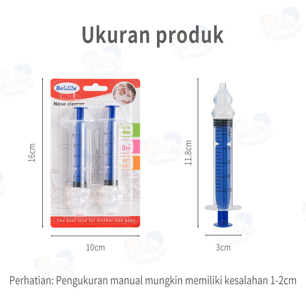 Hannei Alat Penyedot Ingus Bayi Sedot Pembersih Hidung Anak Nasal Aspirator Bayi Newborn