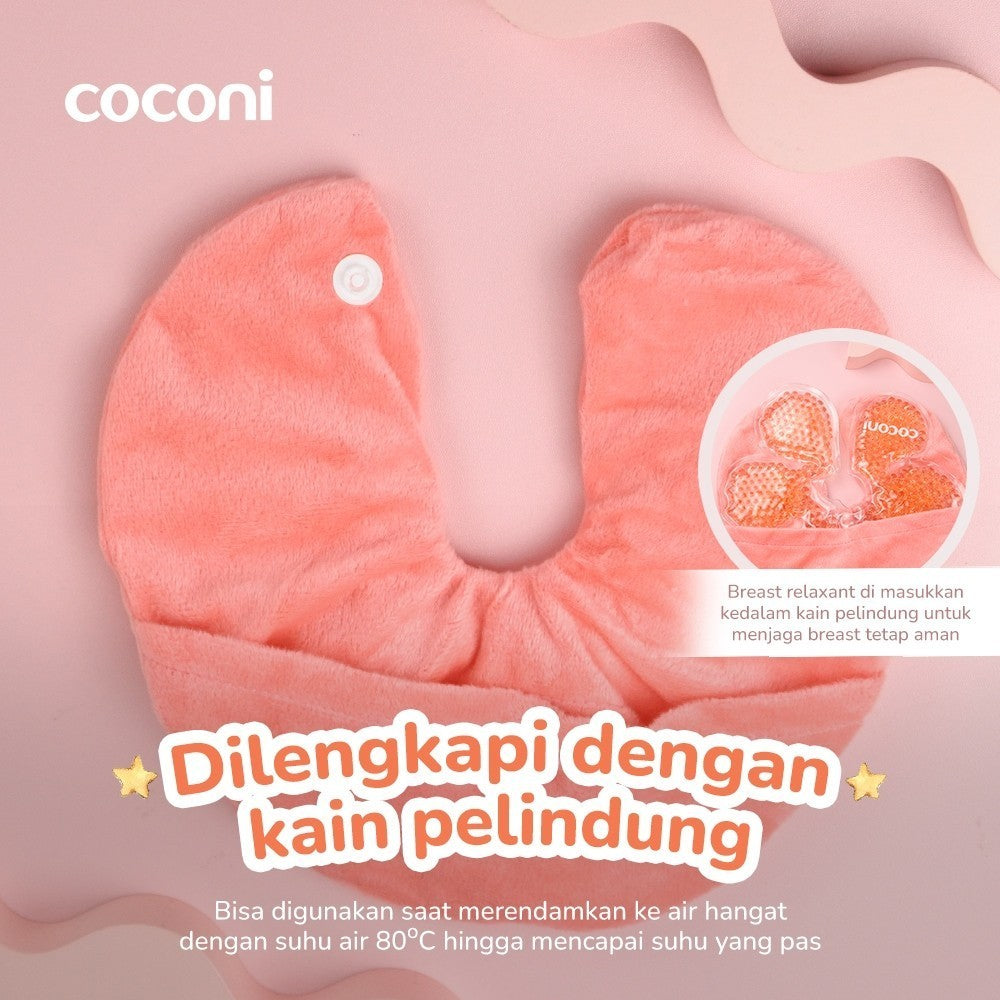 COCONI Breast Relaxant 2 Pcs Free Cover | Breast Gel Healing Pad | Kompres Payudara Ibu Hamil | Relaksasi Payudara Bantu Persiapan ASI | Perlengkapan Wajib Ibu Menyusui