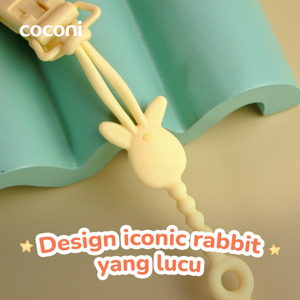 COCONI Pacifier Buddy Clips - Penjepit Empeng Teether Bayi Silicone