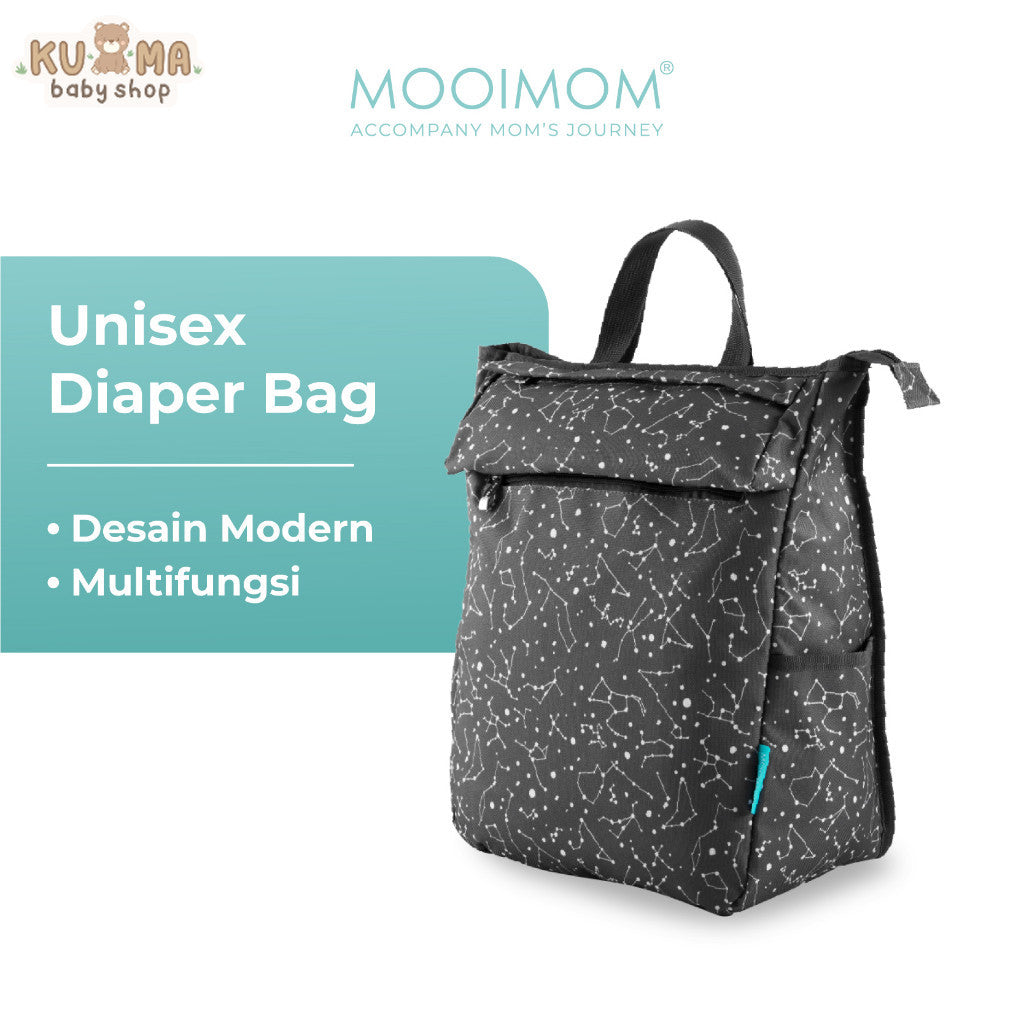Tas Bayi Modern & Praktis - Starlet Unisex Diaper Bag MOOIMOM