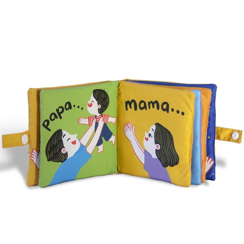 Tentang Anak - oft Book Horeee! & Lihat! l Buku Tummy Time Bergambar (0-6 Bulan)