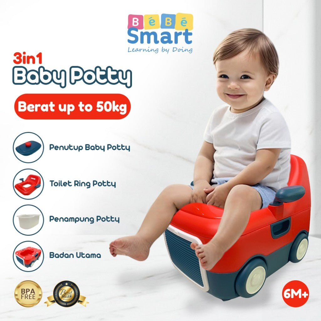 BEBE SMART Toilet Training Anak / Potty training / Pispot anak / WC Duduk Anak / Potty Seat Car Mobil