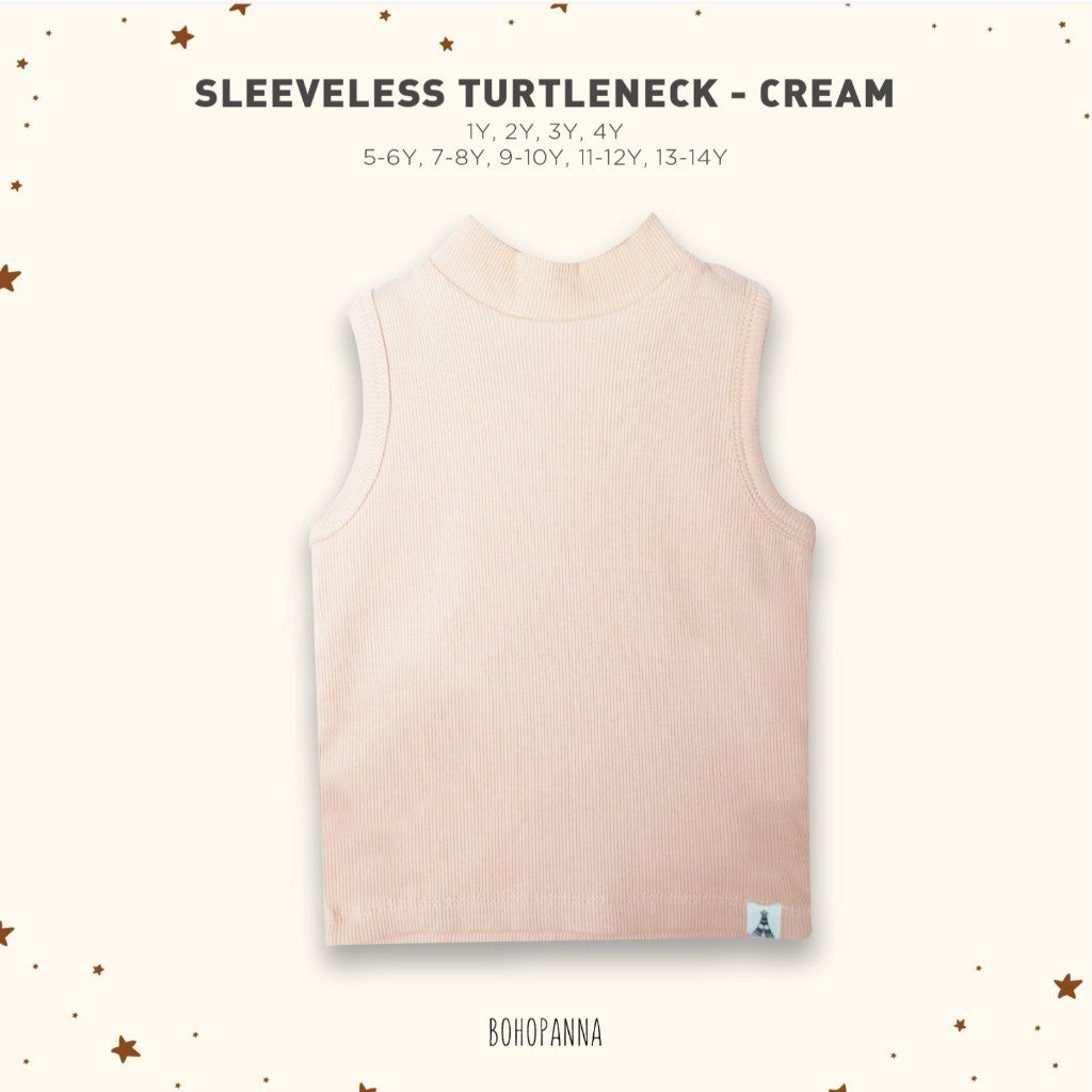 BOHOPANNA - SLEEVELESS TURTLENECK - Atasan Anak Perempuan BP2425