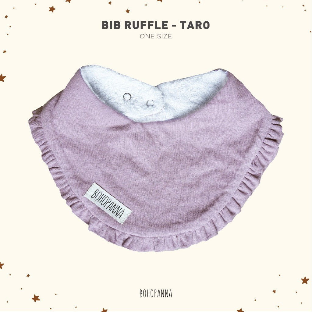 BOHOPANNA - BIB RUFFLE - Slabber Bayi Perempuan 2436