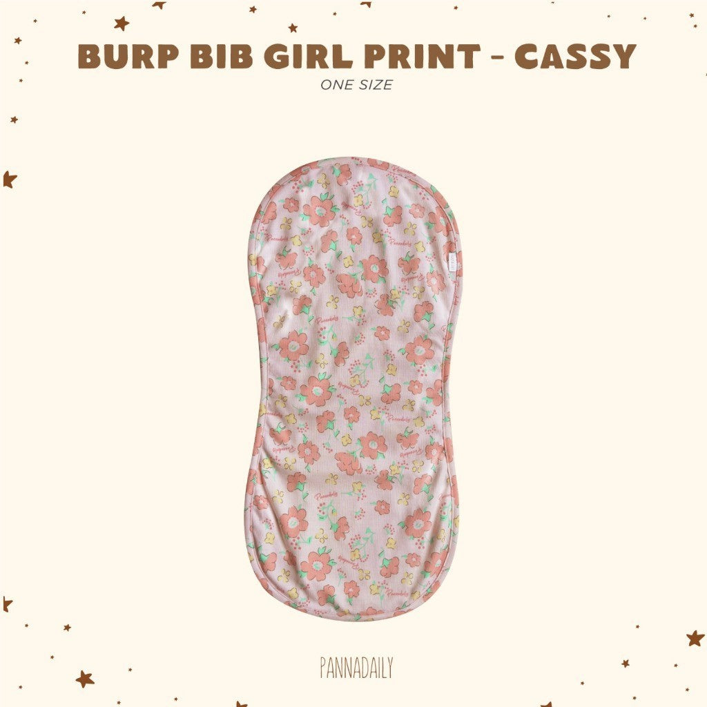 BOHOPANNA - PANNADAILY - BURP BIB GIRL PRINT - Slabber Bayi