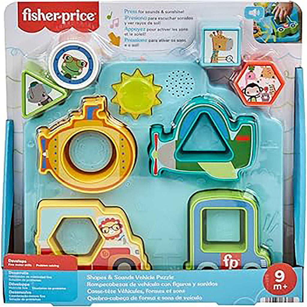 FISHER PRICE HRP31 SHAPES & SOUNDS VEHICLE PUZZLE