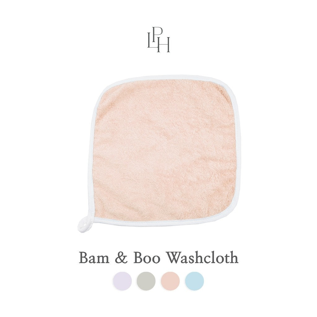 Little Palmerhaus - Bam & Boo Bamboo Washcloth Set Of 4 13.0 (Lap Mandi Bayi)