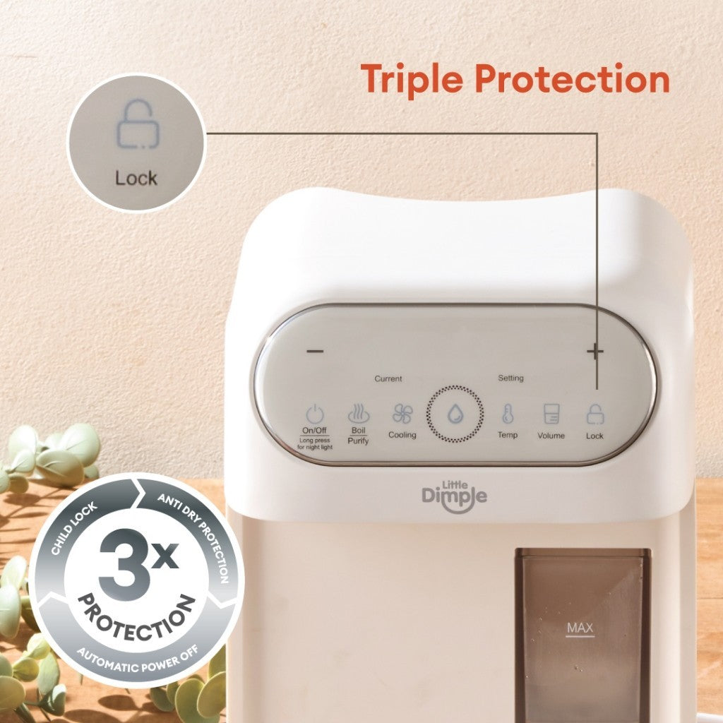 Little Dimple Thermo Guard Baby Dispenser - Dispenser Susu Bayi Otomatis