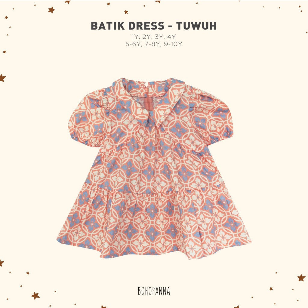 BOHOPANNA - BATIK DRESS - Dress Batik Anak Perempuan
