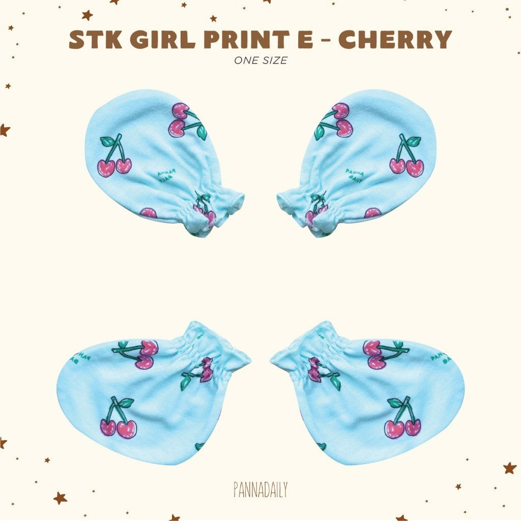 BOHOPANNA - PANNADAILY - STK GIRL PRINT E - Mitten Dan Booties Anak Perempuan