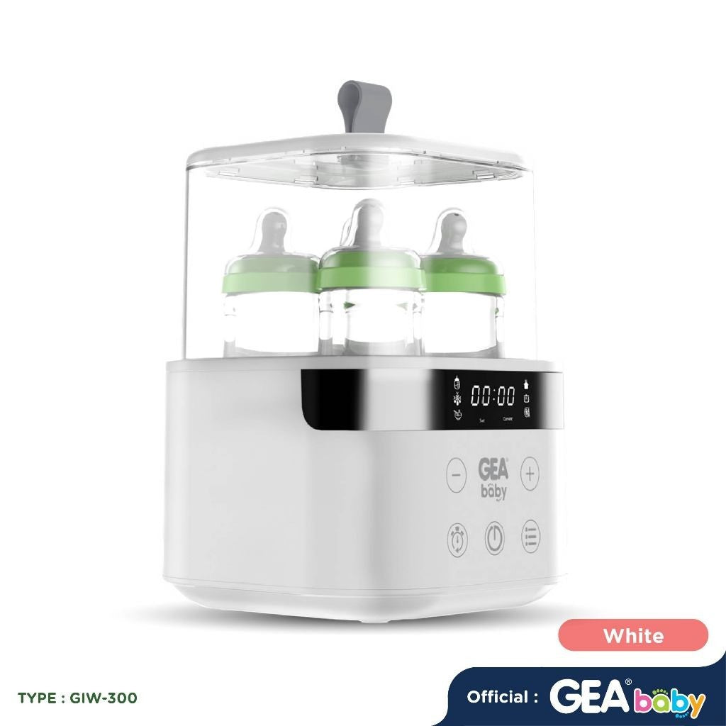 GEA Baby Instant Warmer & Sterilizer GIW-300 Penghangat Asi / Susu Steril botol bayi / Milk & Food Warmer Steamer