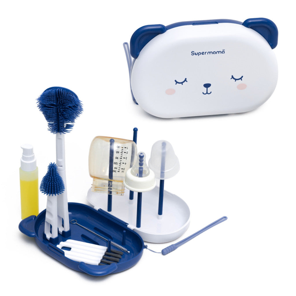 Supermama Lab 6-in-1 Set Sikat Botol Bayi | Brush Set