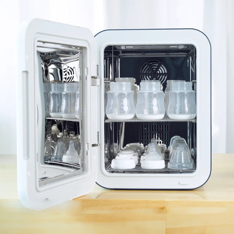 UV House Sterilizer (Multifungsi) | Sterilizer Botol & Peralatan Bayi - 6 Mode Operasi - Kapasitas Besar Sampai 9 Botol - Yummy Snack Maker | Steril, Kering, Simpan, Pembuat Yogurt & Buah Kering | Bebas Risiko Perubahan Warna | Umur Pakai 15 Tahun