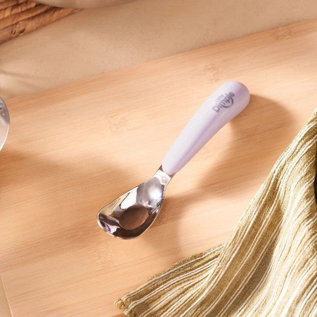 Little Dimple Tiny Grip Spoon With Case Sendok Makan Anak Mpasi