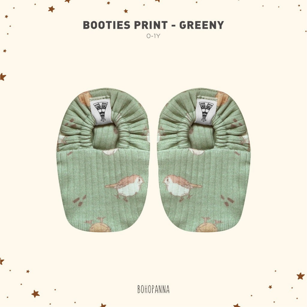 BOHOPANNA - BABY BOOTIES PRINT - KAOS KAKI BAYI 2538