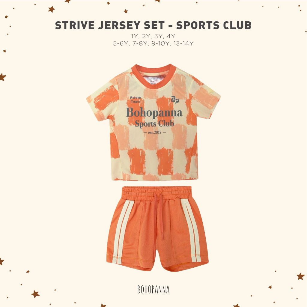 BOHOPANNA - STRIVE JERSEY SET - Setelan Sport Anak