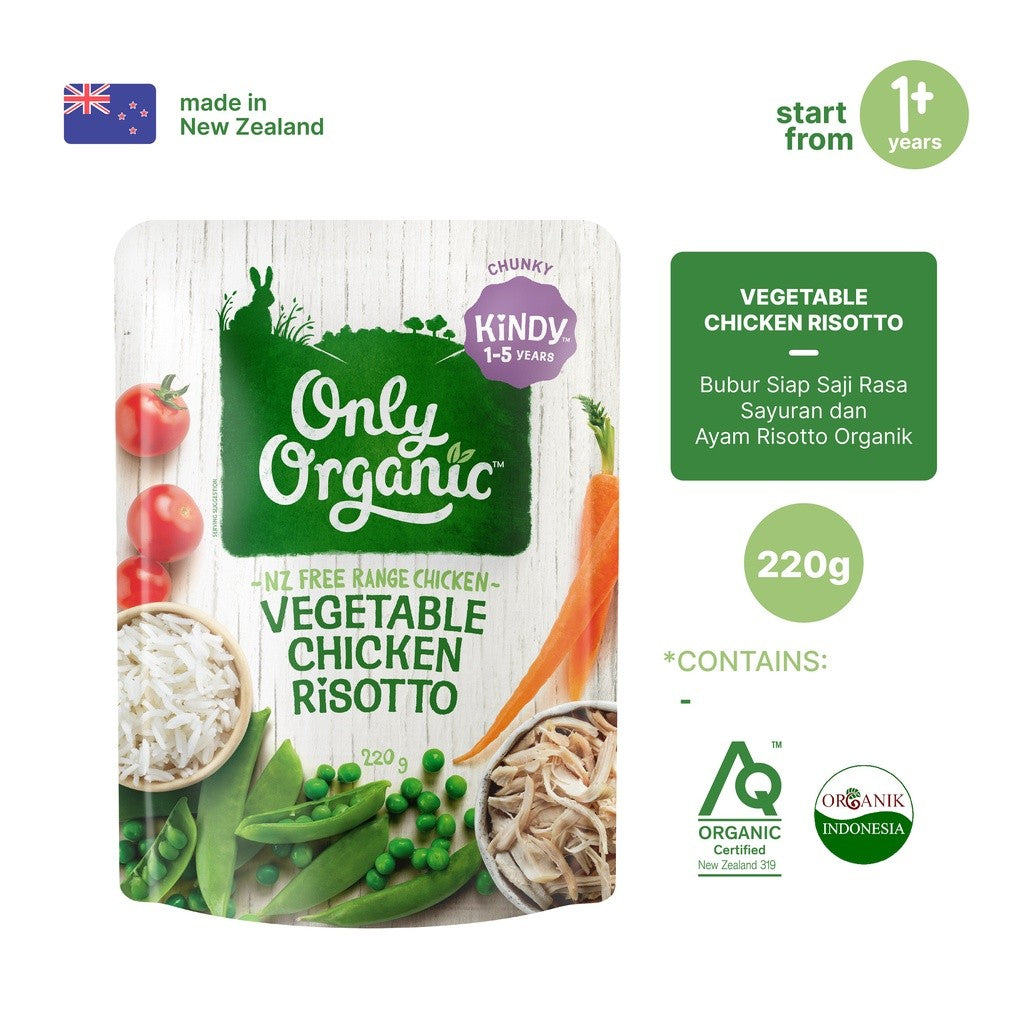 Only Organic Savoury Meal Kindy 1-5 years 220gr