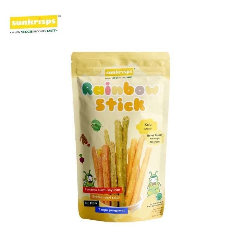 Sunkrisps Rainbow Stick Pelangi Snack Anak Mpasi