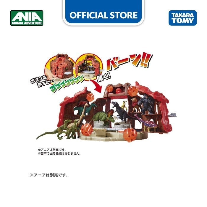 ANIA Kingdom Battle Volcano Takara Tomy Mainan Gift Dino