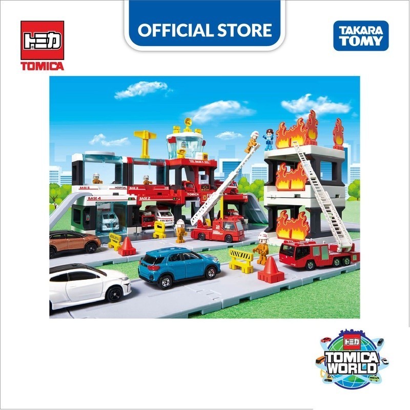 Tomica World Town Creator Tomica Town Rescue Base