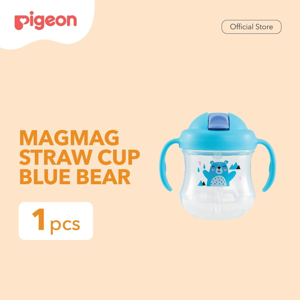 Pigeon Magmag Straw Cup | Botol Minum Bayi | Gelas Minum Bayi Anti Tumpah | BPA Free | Sippy Cup | Training Cup