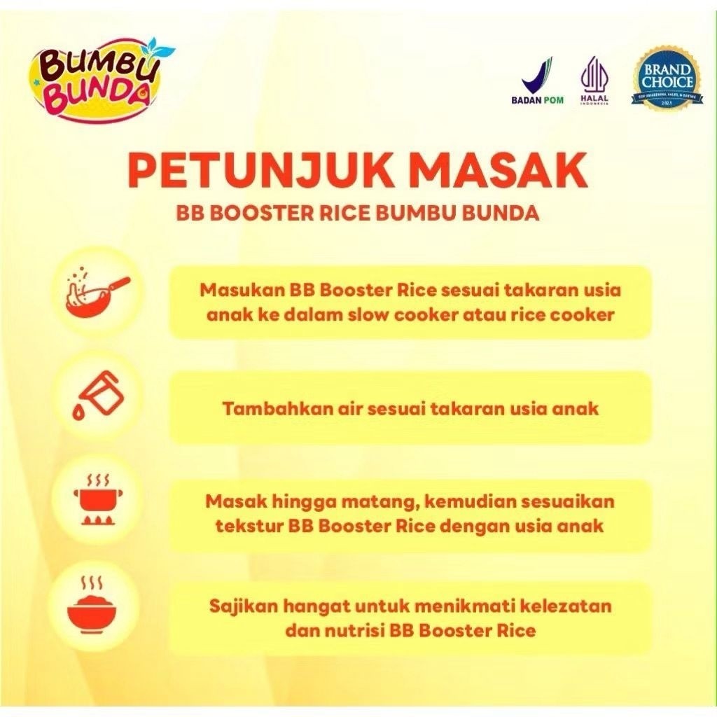 Bumbu Bunda Elia Bundling BB Rice 2pcs Free Fat Oil Chicken Oil + Pouch
