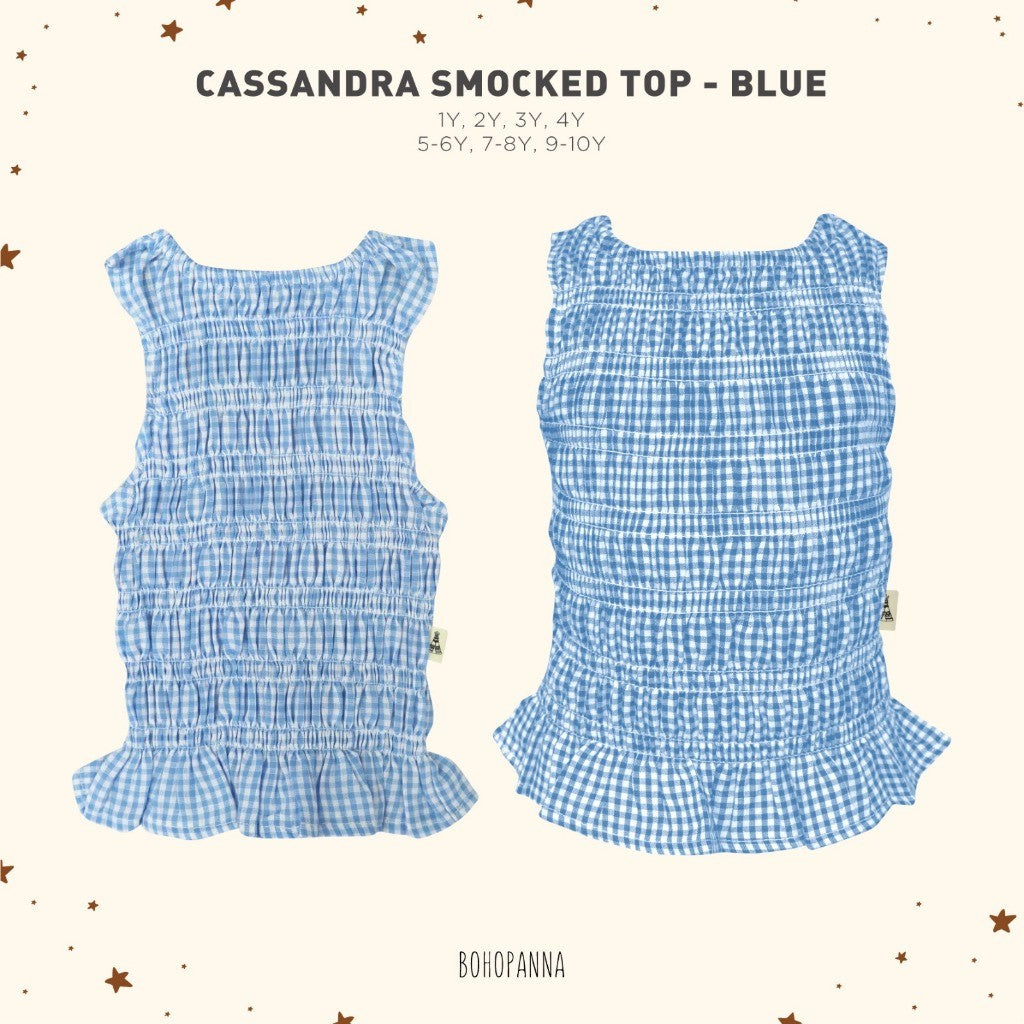 BOHOPANNA - CASSANDRA SMOCKED TOP - ATASAN ANAK