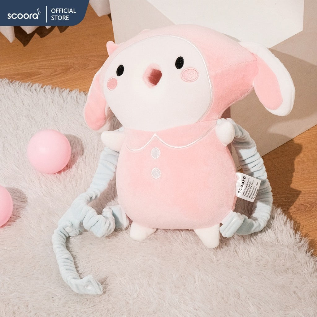 SCOORA Bantal Pelindung Kepala dan Leher Bayi Model Ransel Anti Bentur Bagian Belakang