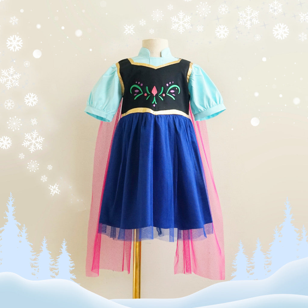 FROZEN ELSA ANNA DRESS / DRESS FROZEN ELSA ANNA / DRESS ANAK / KIDS DRESS FROZEN / ELSA DRESS / ANNA DRESS / FROZEN DRESS ANAK