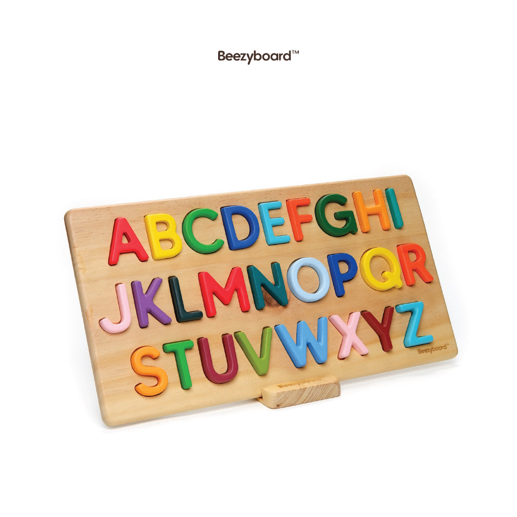 Beezyboard - Alphabet Puzzle - mainan belajar hurufmainan belajar warna/mainan edukasi