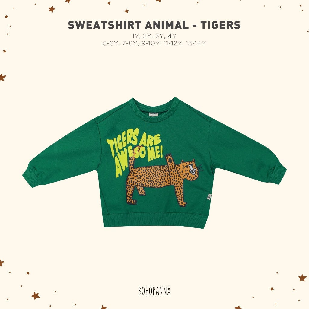 BOHOPANNA - SWEATSHIRT ANIMAL - SWEATER ANAK - ATASAN ANAK
