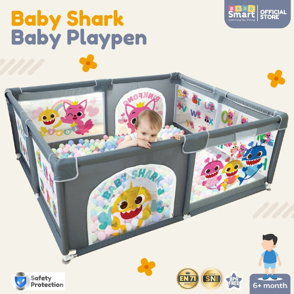 Pagar Mainan Bayi | BEBE SMART Baby Playpen Pagar Bayi Bermain | Pagar Mainan Anak | Playpen Bayi