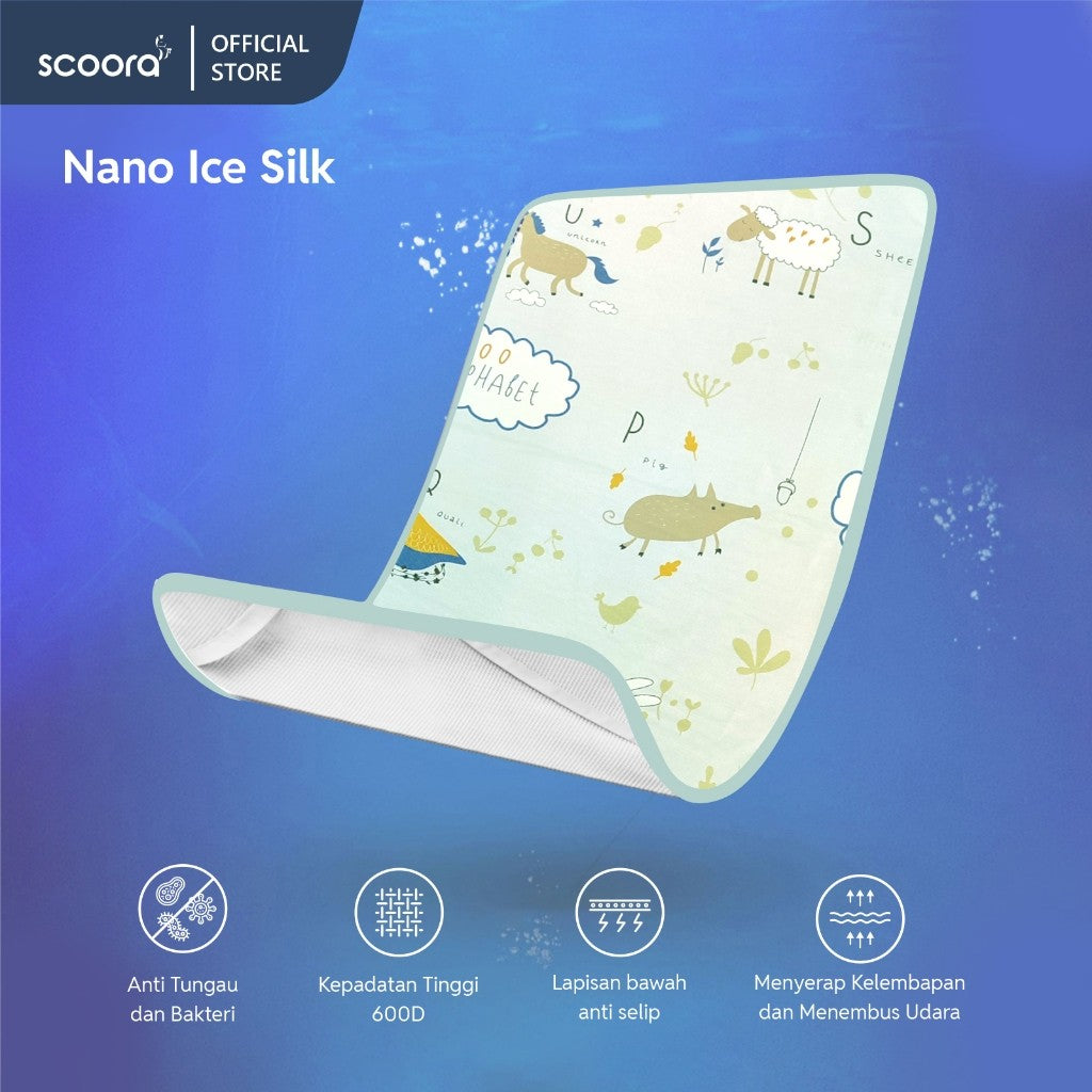 SCOORA Silk Mat Alas Tidur Anak Sejuk / Cooling Mat Mattras