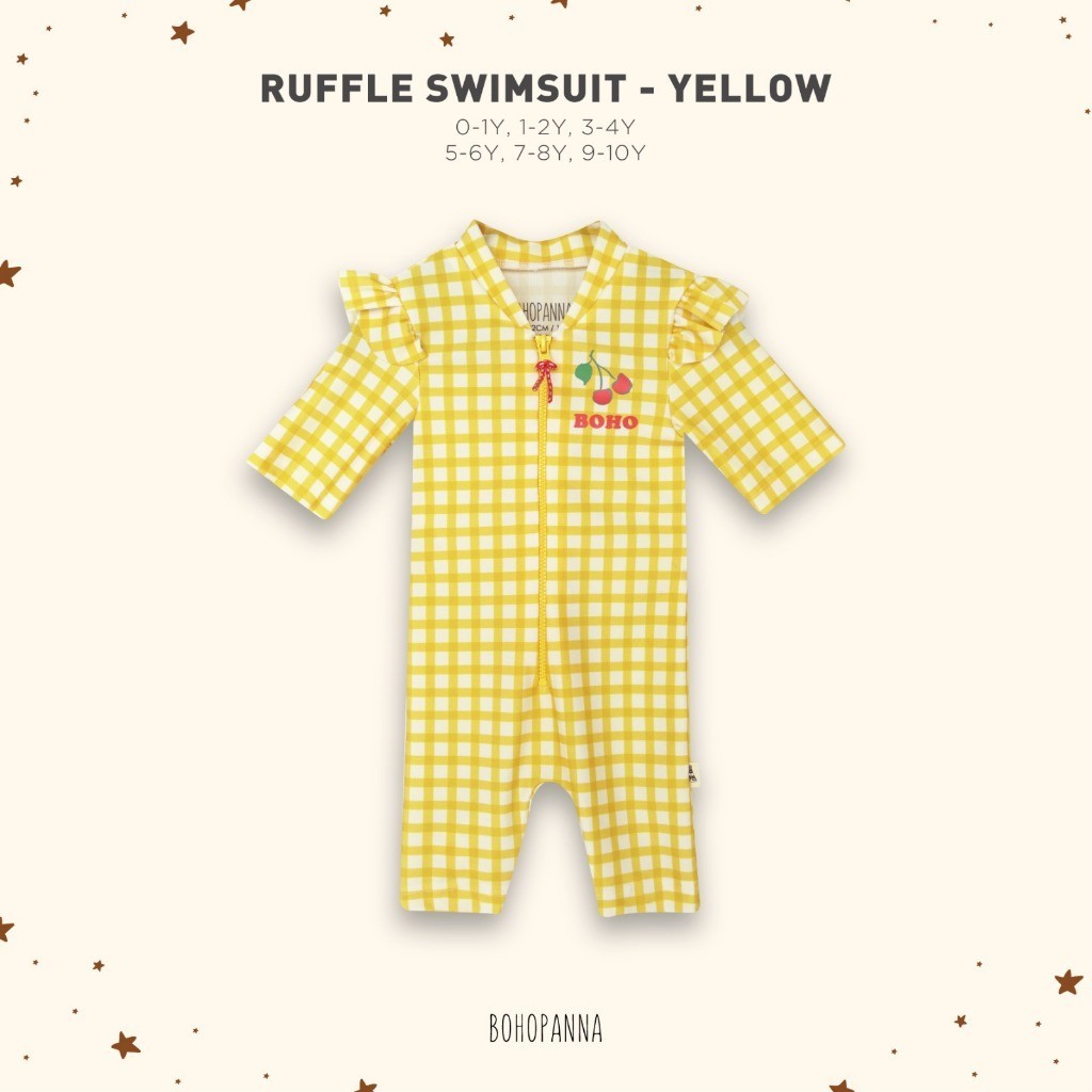 BOHOPANNA - RUFFLE SWIMSUIT - BAJU RENANG ANAK PEREMPUAN 2582