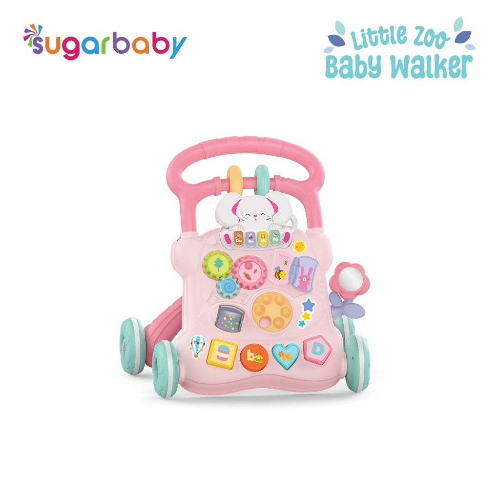 Sugarbaby Little Zoo Baby Walker/Mainan Dorong Bayi/Alat Belajar Jalan Bayi