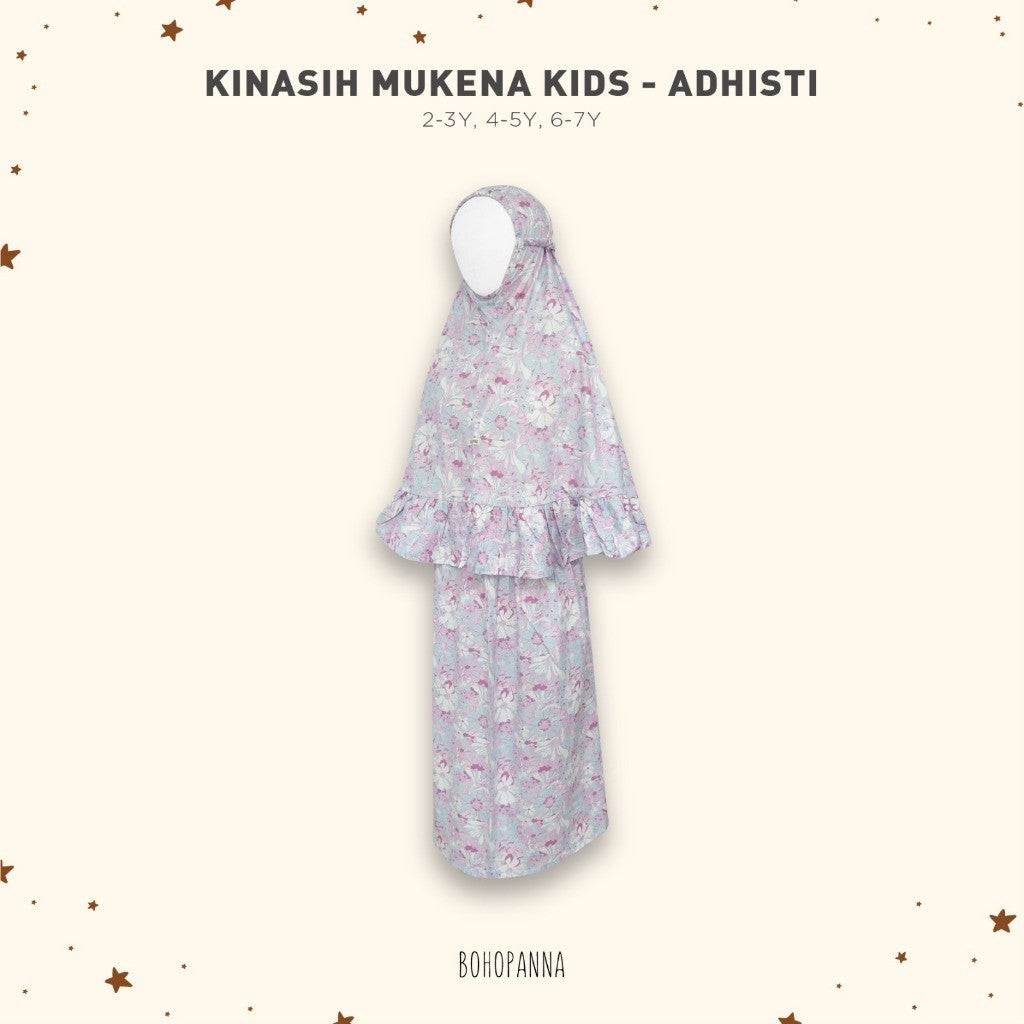 BOHOPANNA - RAYA COLLECTION - KINASIH MUKENA - Mukena Kids & Mom