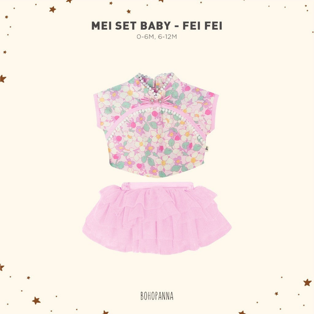 BOHOPANNA - MEI SET BABY - Setelan Baju Imlek Bayi - Baju Imlek 2605