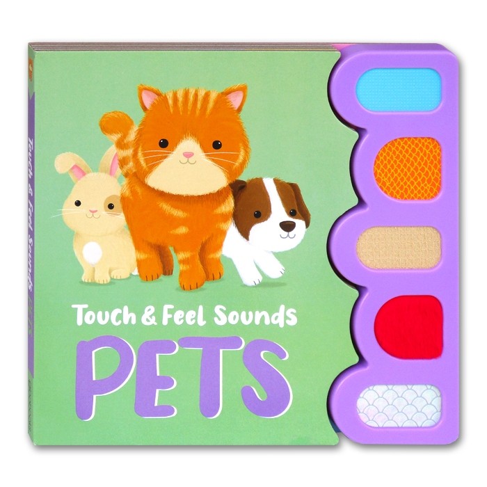 Buku Anak FARM & PETS Touch & Feel Sound Book (5 animal sounds & textures to touch and feel)