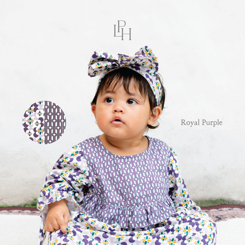 Little Palmerhaus - Baju Lebaran 2026 - Saraya Baby Girl Gamis (Baju Gamis Bayi Usia 0-12 Bulan)