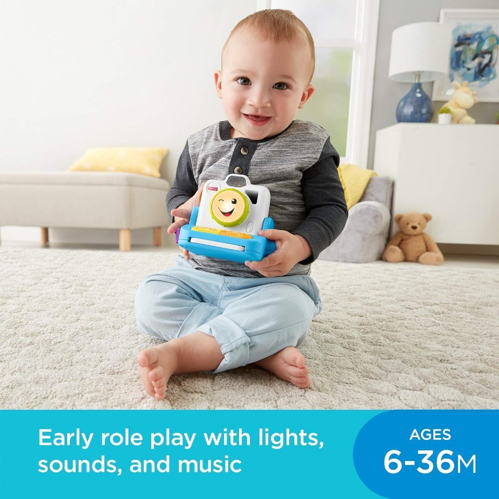 FISHER PRICE LAUGH AND LEARN CLICK AND LEARN INSTANT CAMERA MAINAN KAMERA ANAK