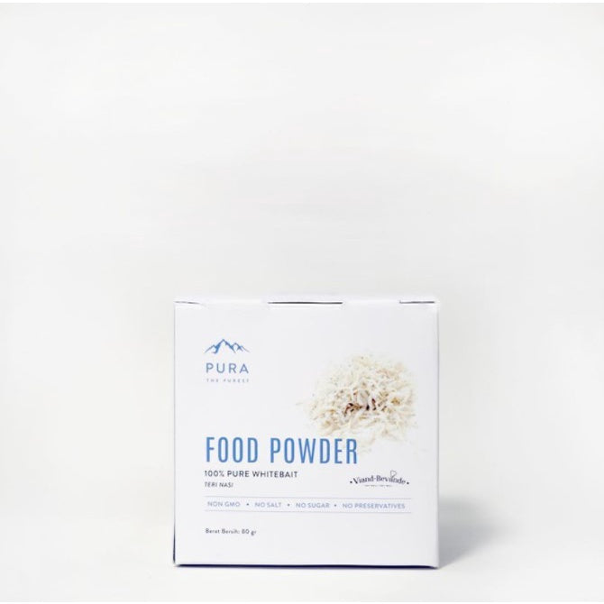 Pura Food Powder Anchovy (Teri Jengki) 80 Gram - Bubuk Ikan Teri