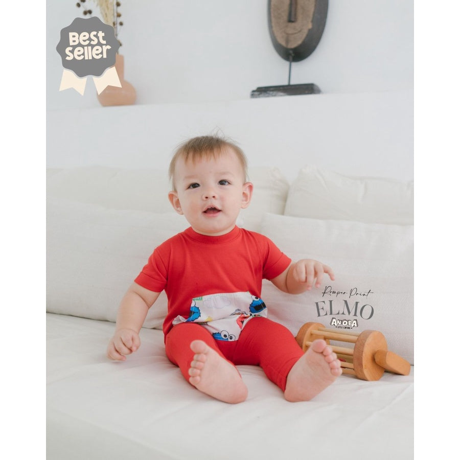 Baju Anak Laki laki & Perempuan / Jumpsuit - Elmo