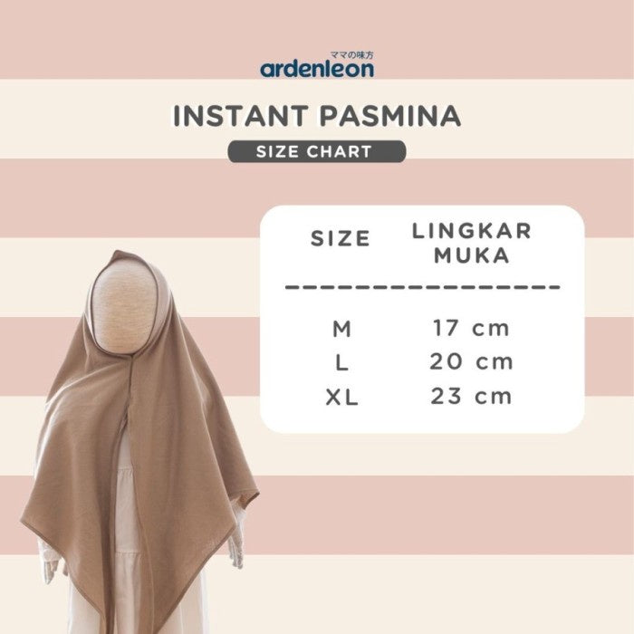 ARDENLEON Kerudung Anak Instant Pashmina Hijab Anak Baby Bayi