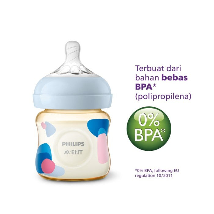 Philips Avent Natural PPSU Bottle 0M+ 125ml SCF581/10 Botol Bayi