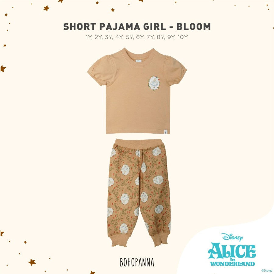 BOHOPANNA - SHORT PAJAMA GIRL - DISNEY - Baju Tidur Anak Perempuan