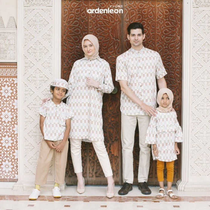 ARDENLEON Atasan Dewasa Raya Men Shirt Kemeja Lebaran Matching Family