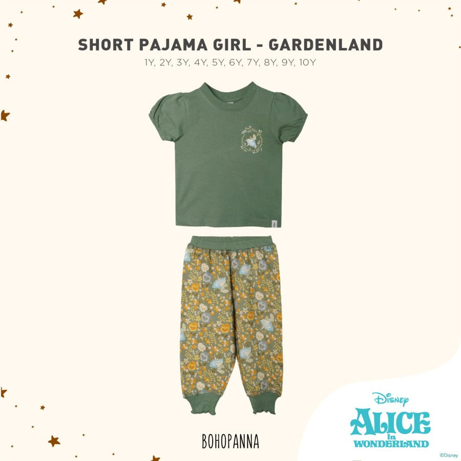 BOHOPANNA - SHORT PAJAMA GIRL - DISNEY - Baju Tidur Anak Perempuan