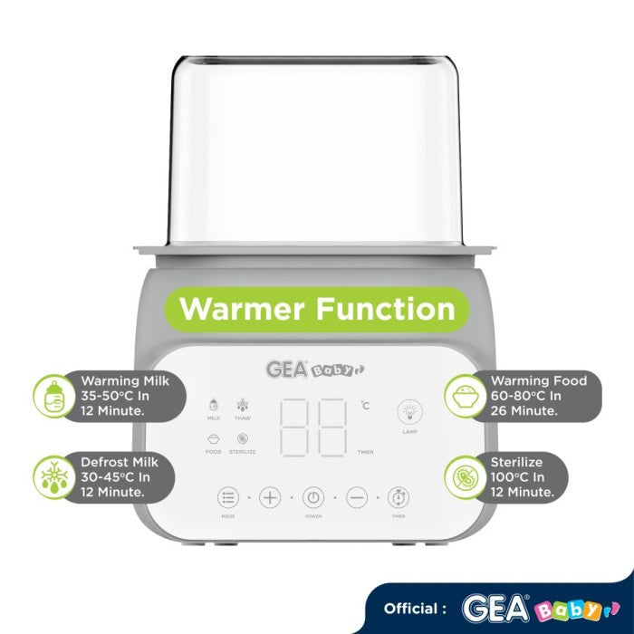 Gea baby Smart Digital Bottle Warmer & Sterilizer GW-100