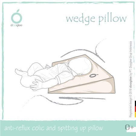 Dooglee Wedge Pillow Bantal Miring Bayi Anti Kolik Ergonomis