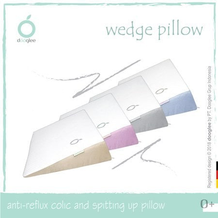 Dooglee Wedge Pillow Bantal Miring Bayi Anti Kolik Ergonomis